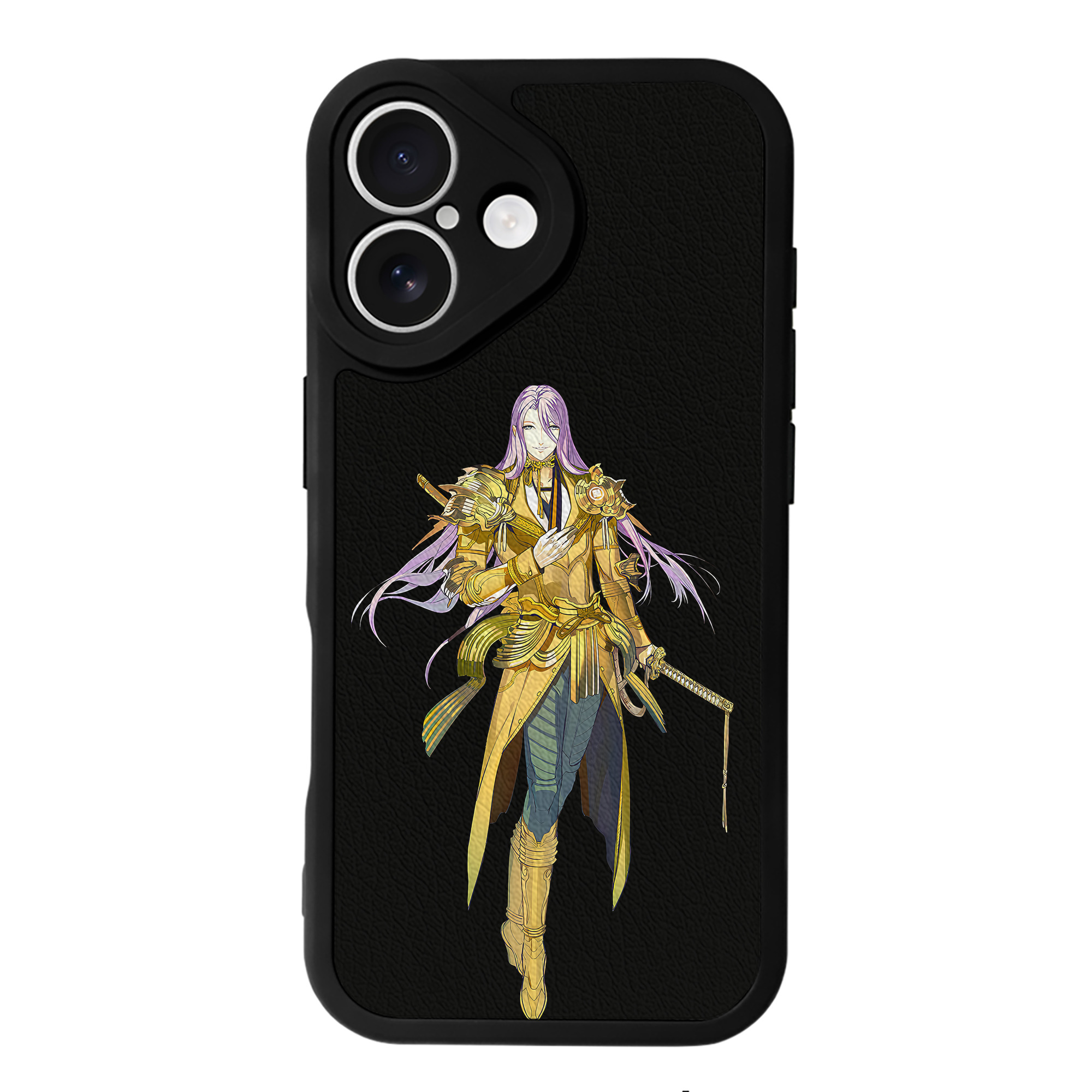 （画像用） 刀剣乱舞 Touken Ranbu 【iPhone 16シリーズ対応】シリコンスマホケース（レザー調） 材質：シリコン